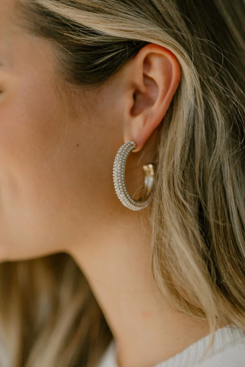 Lexington Pearl Hoops