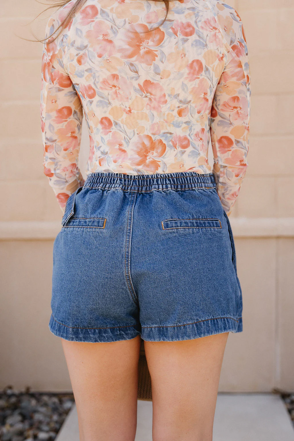 Leyla Belted Denim Mini Skort - Image 6