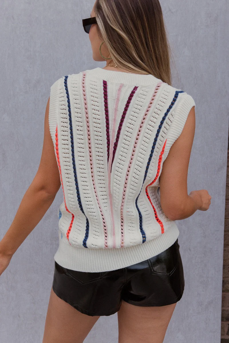 Life In Color Sweater Vest - Image 5