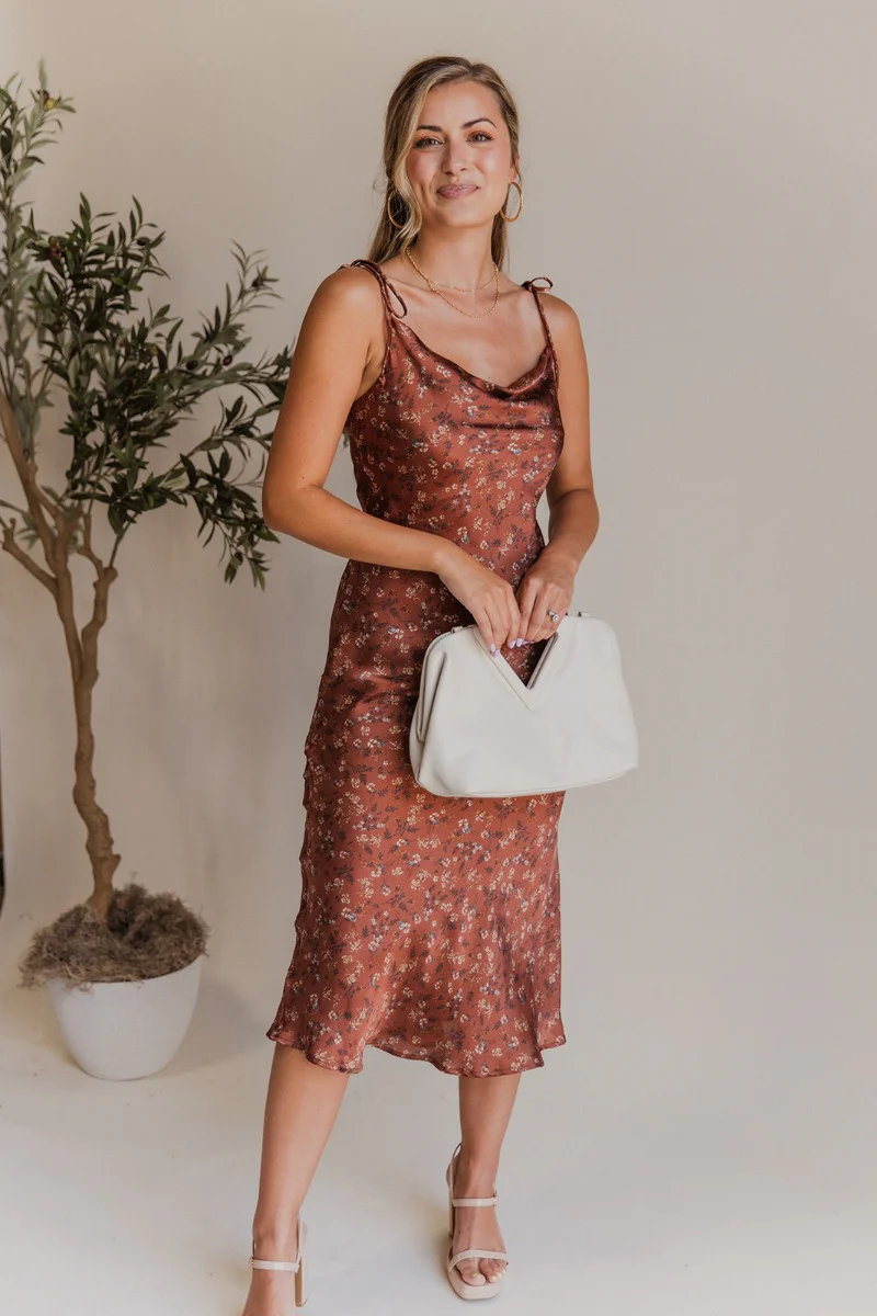 Like I Loved You Floral Midi Dress