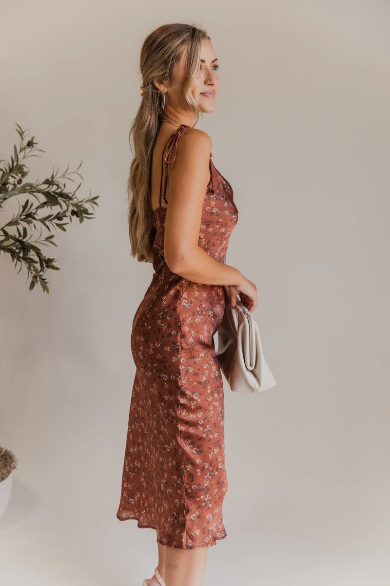 Like I Loved You Floral Midi Dress - Image 4