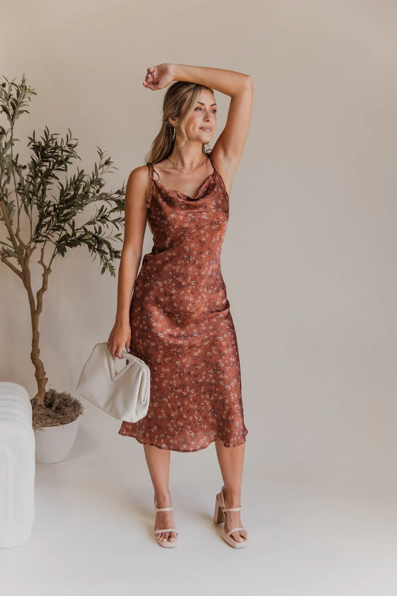 Like I Loved You Floral Midi Dress - Image 6