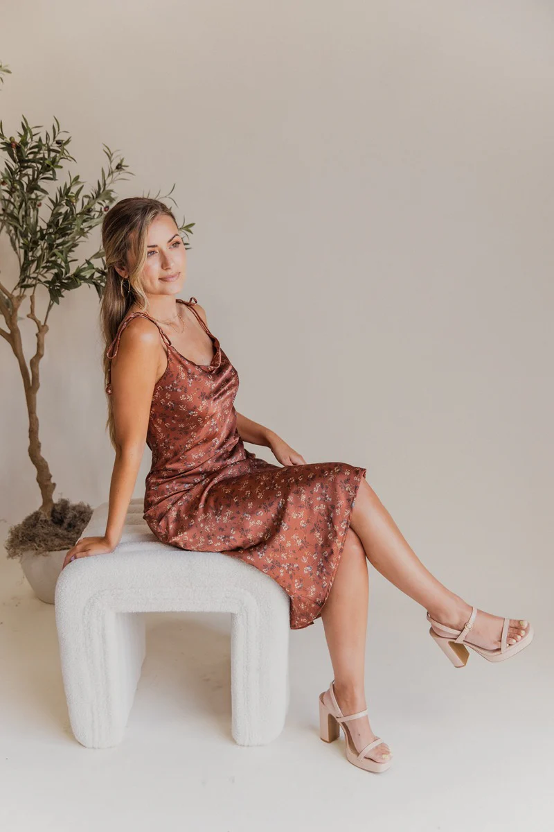 Like I Loved You Floral Midi Dress - Image 7