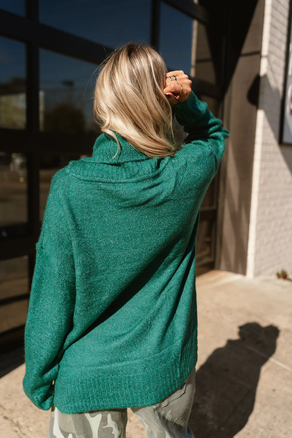 Lindy Green Turtleneck Sweater - Image 4