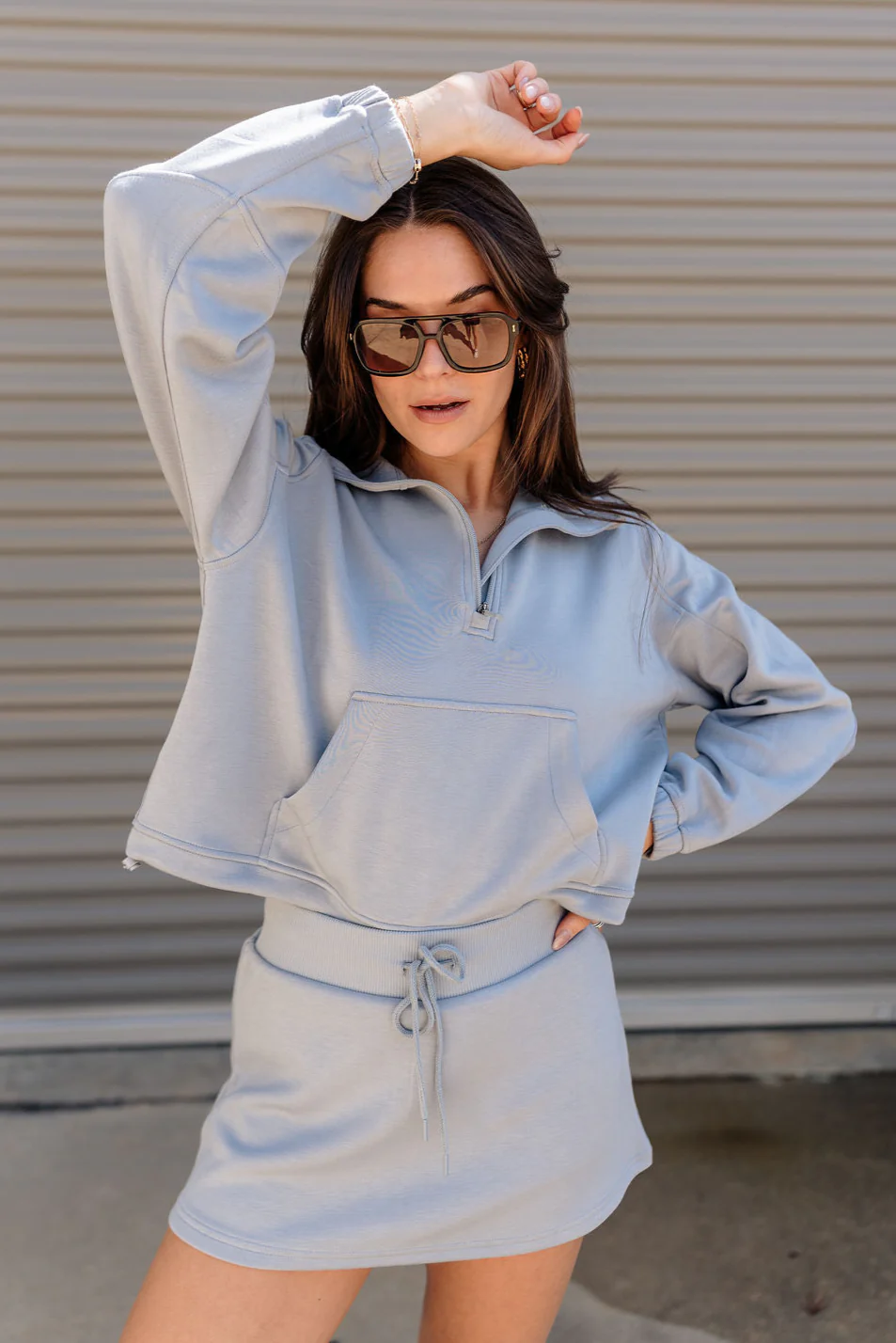 Liora Stone Blue Ultra Soft Sweatshirt