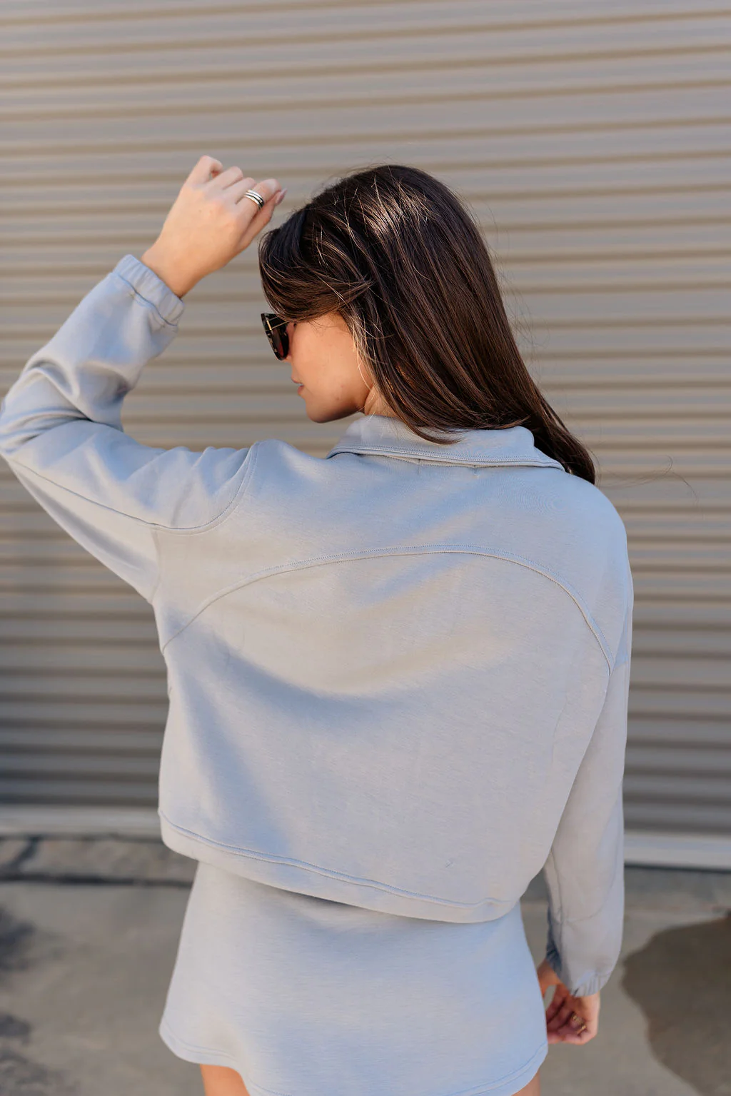 Liora Stone Blue Ultra Soft Sweatshirt - Image 4