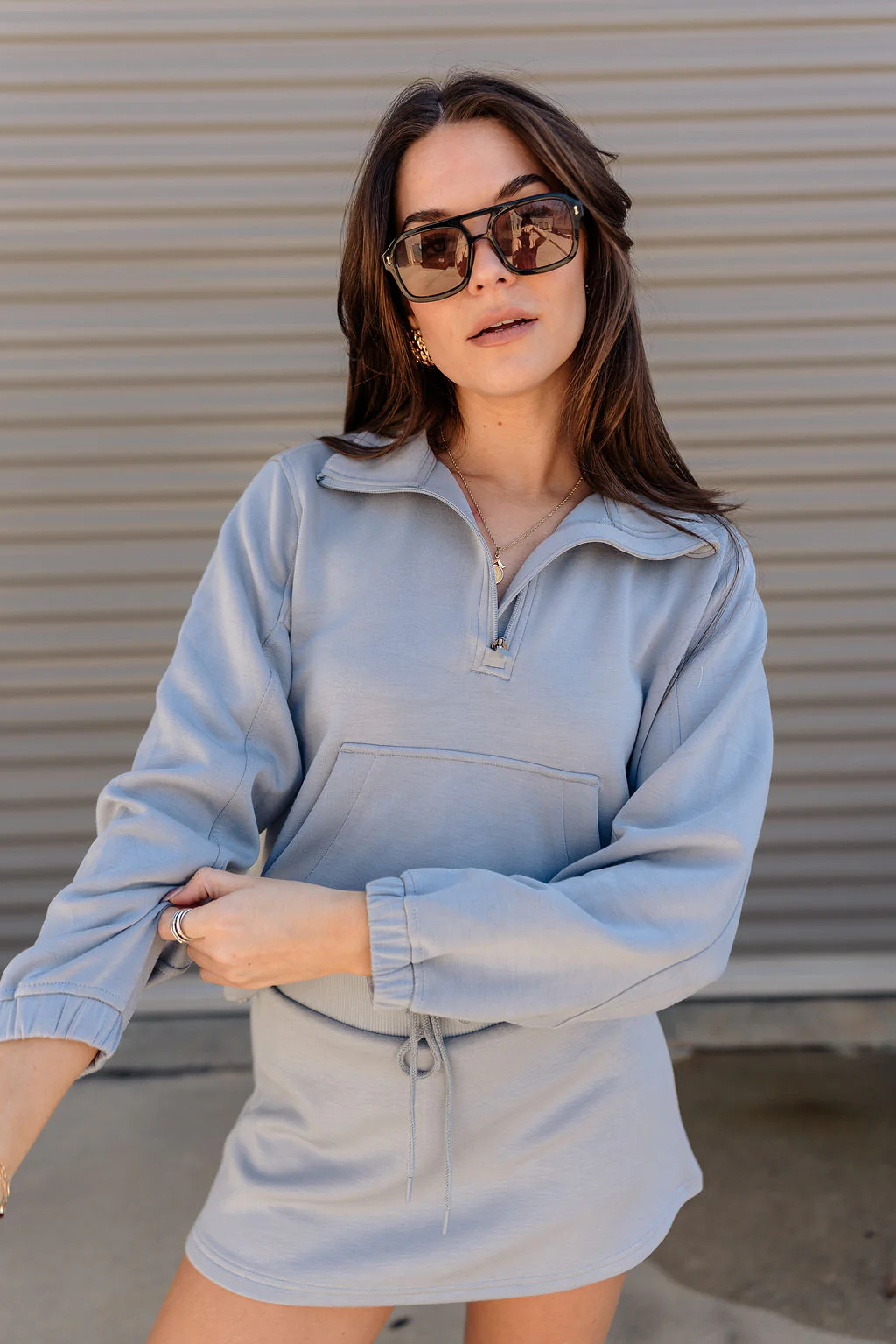 Liora Stone Blue Ultra Soft Sweatshirt - Image 6