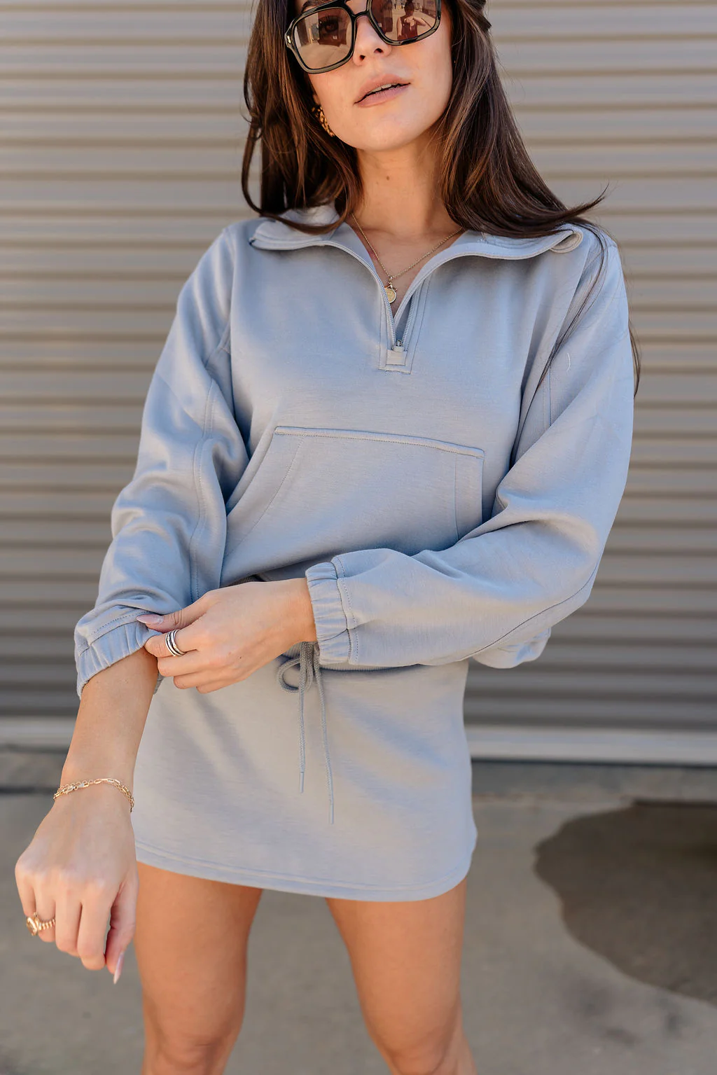 Liora Stone Blue Ultra Soft Sweatshirt - Image 7