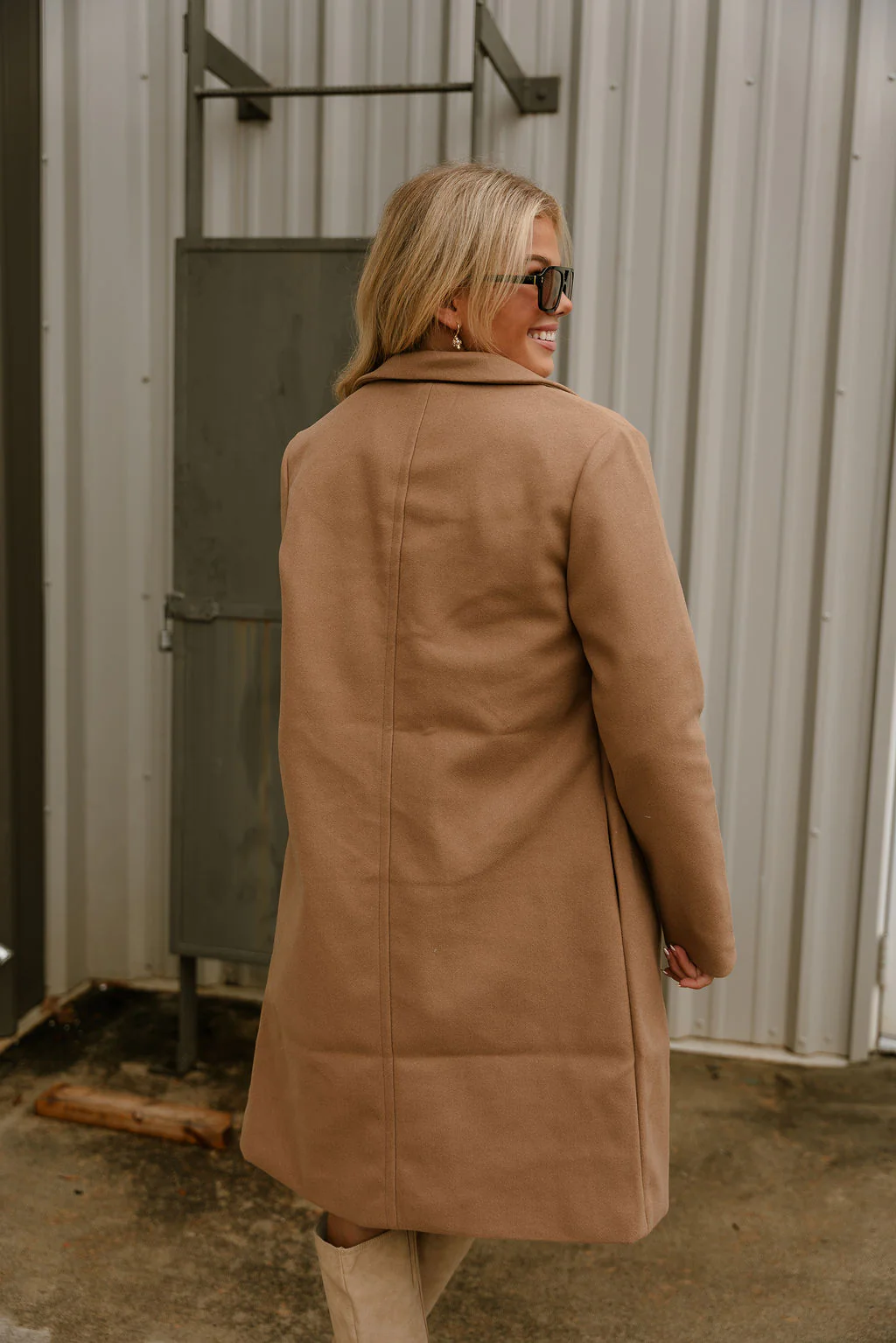 Livie Collared Long Sleeve Coat - Image 18