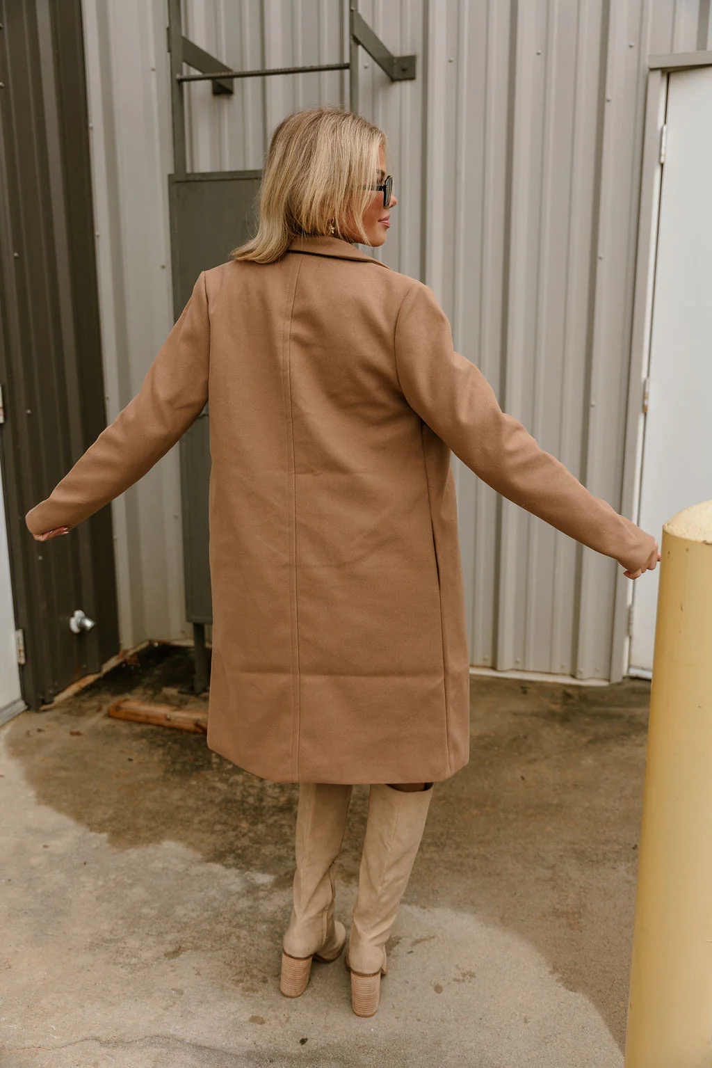 Livie Collared Long Sleeve Coat - Image 19