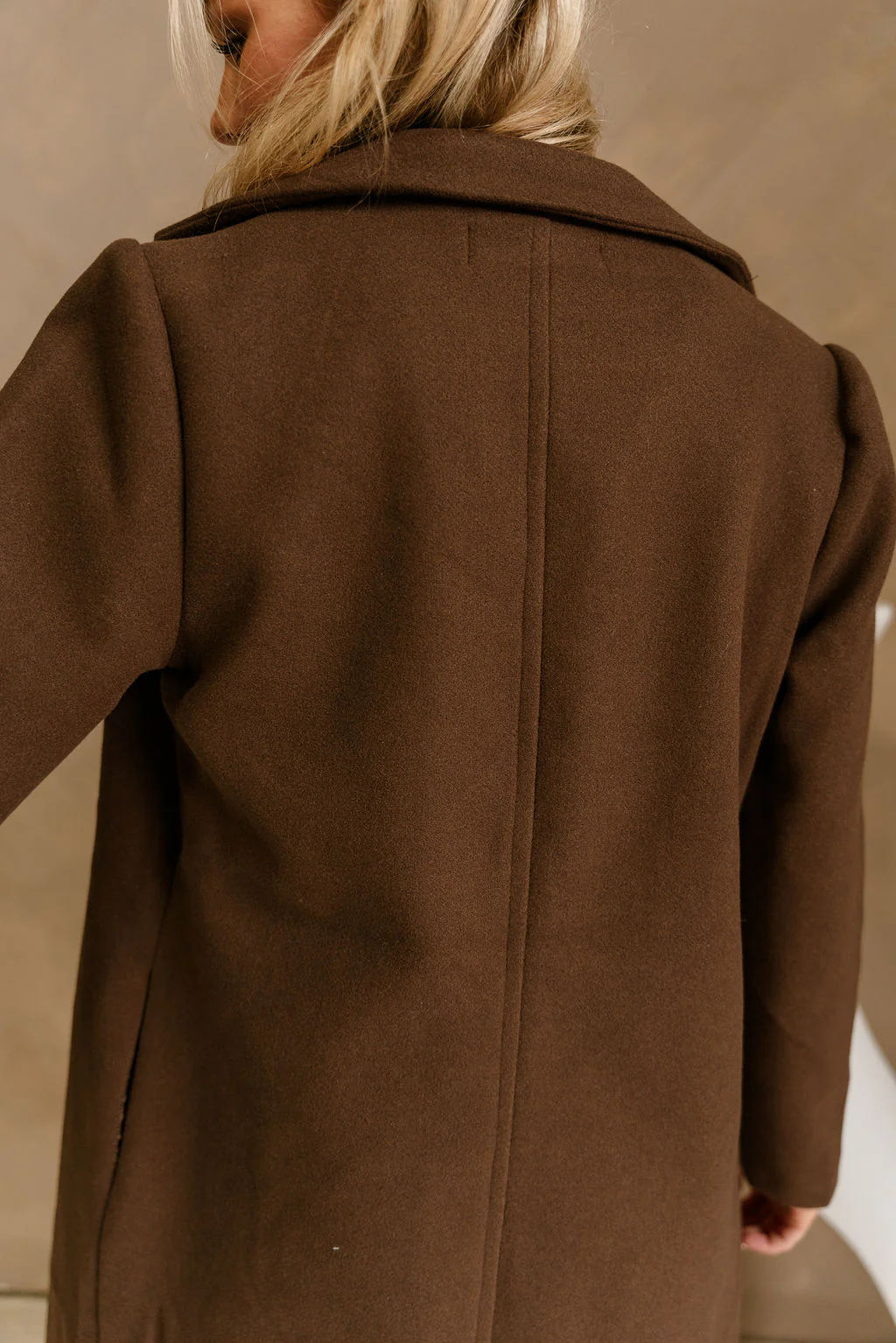 Livie Collared Long Sleeve Coat - Image 8