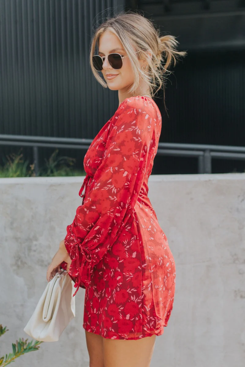 Living The Good Life Dress in Red - Image 4