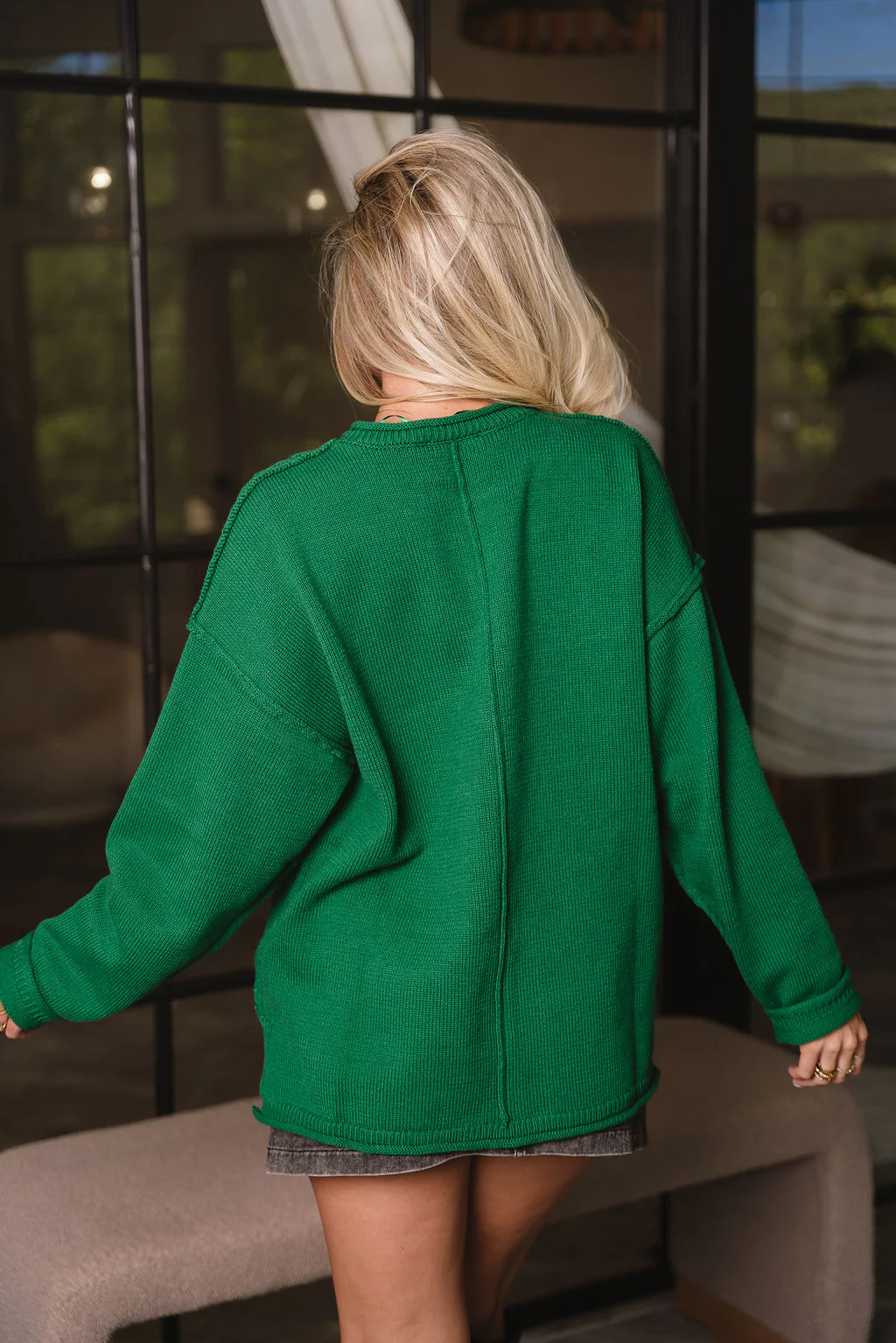 Liza Green Long Sleeve Sweater - Image 10