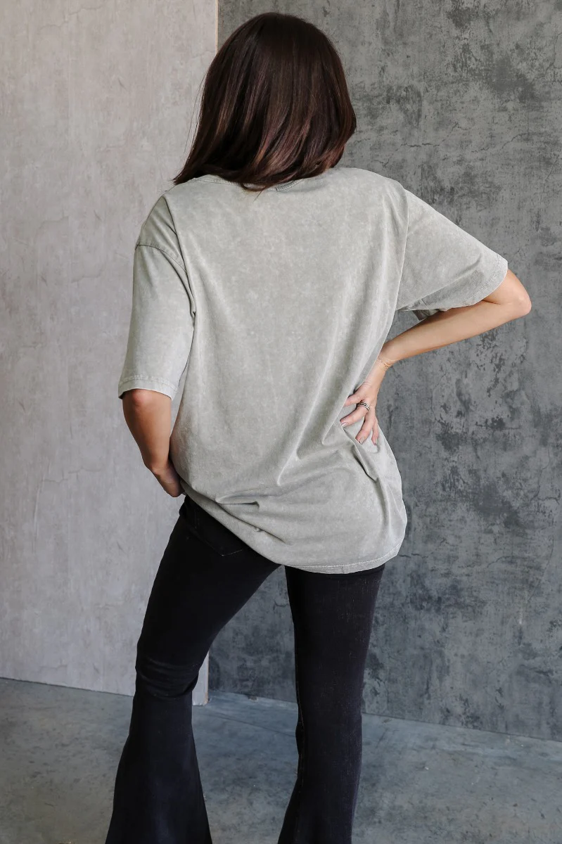 Long Live Cowgirls Grey Graphic Tee - Image 9