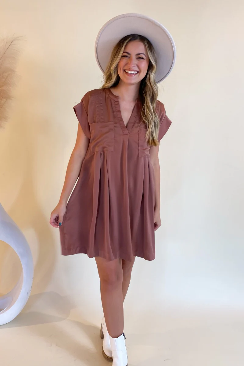 Look At You Satin Dress - Image 2