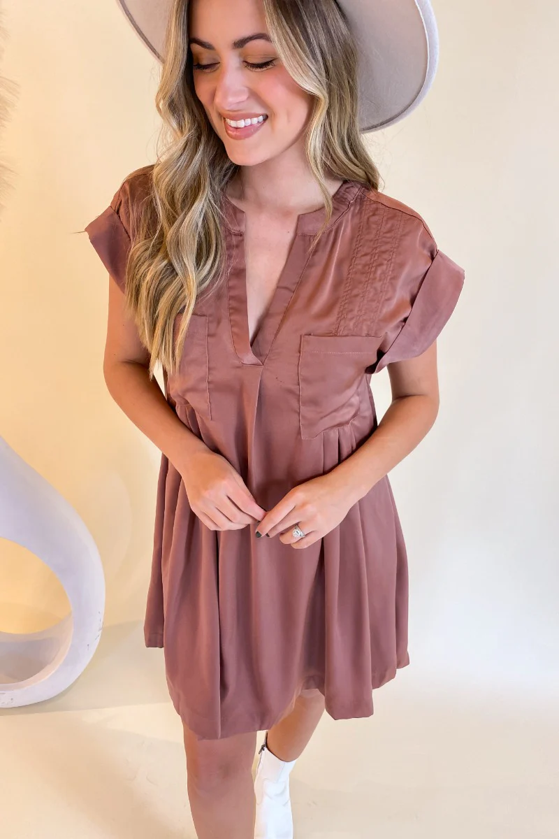 Look At You Satin Dress - Image 3