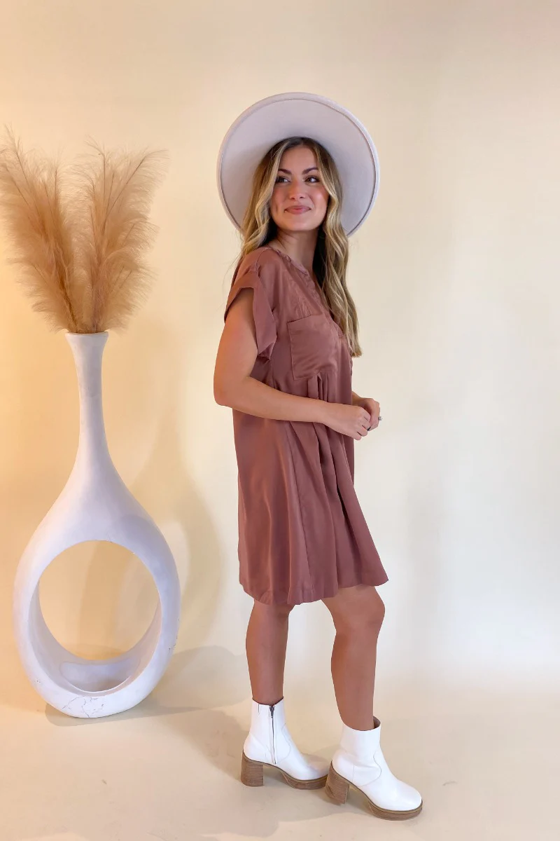 Look At You Satin Dress - Image 4