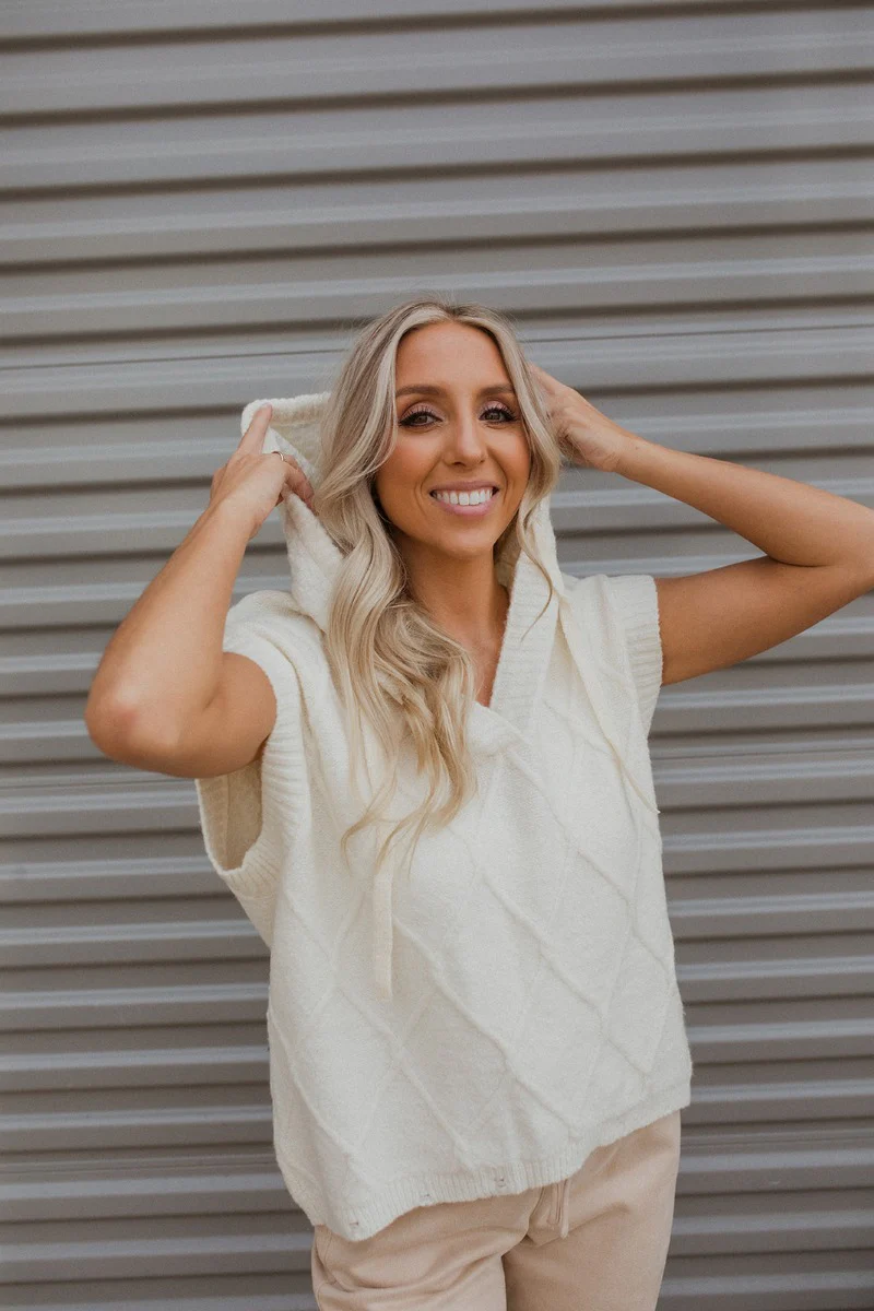 Look At You Hooded Sweater Vest - Image 3