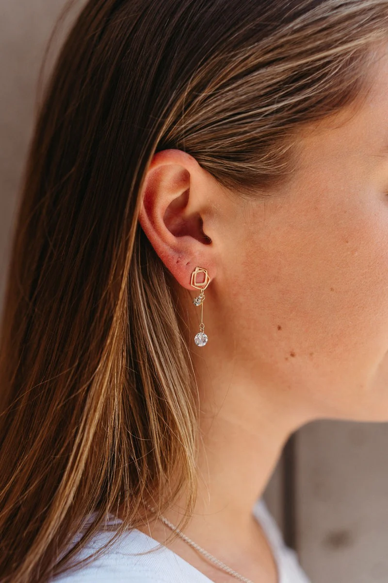 Lost Without You Dangle Earrings - Image 2