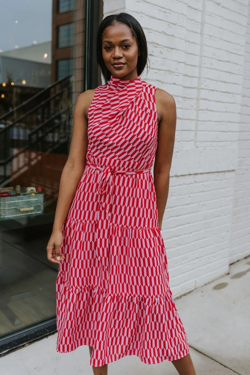 Lost Without You Midi Dress