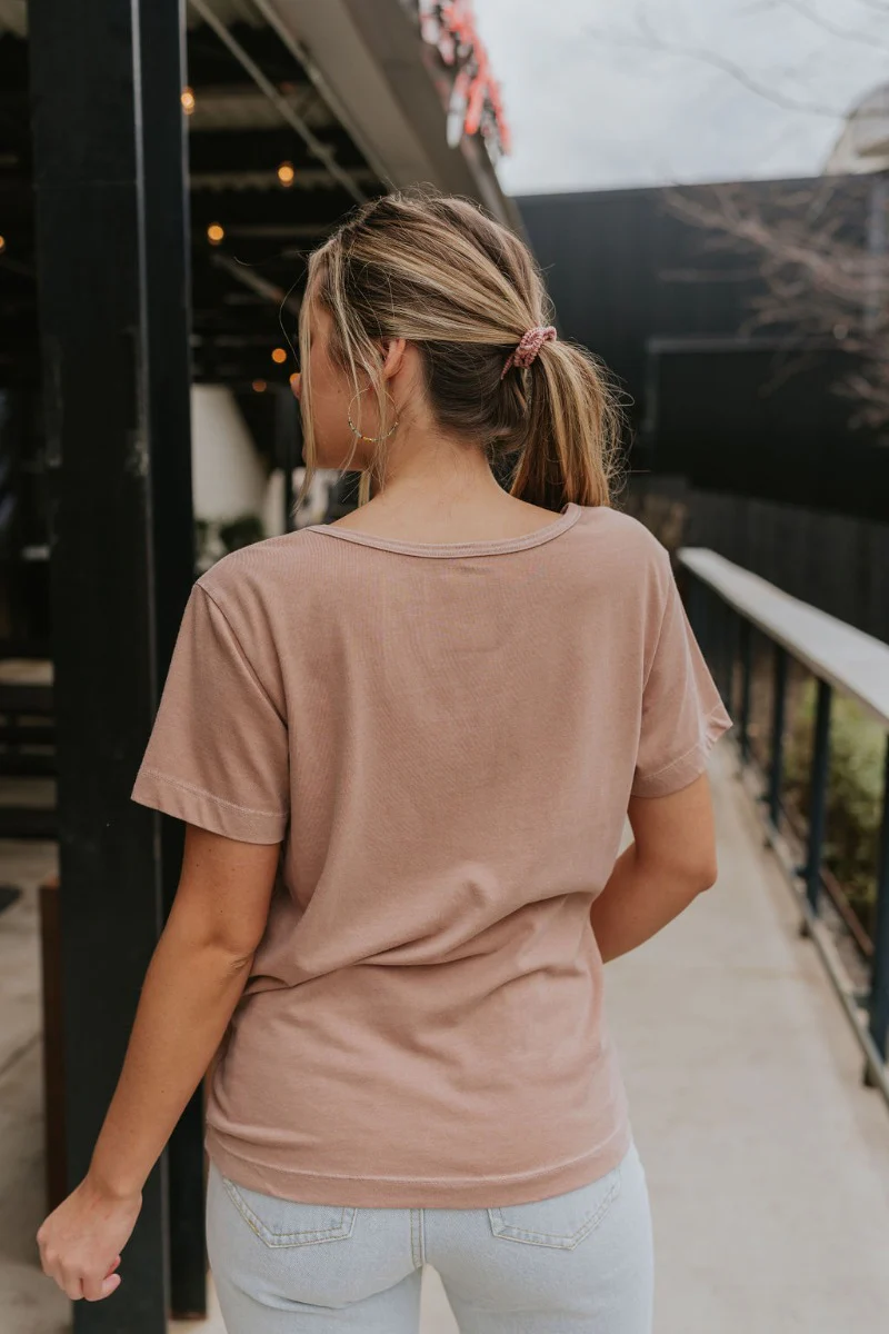 Lounge Life Top in Taupe - Image 7
