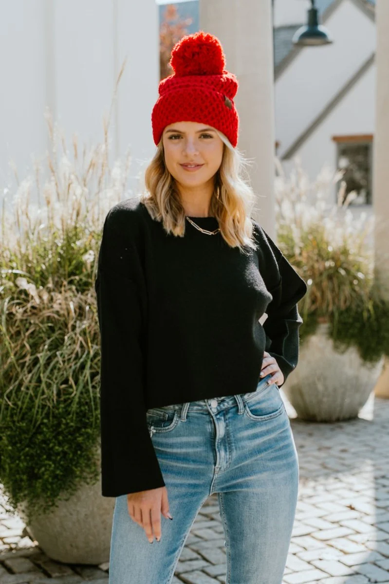 Love Always Sweater in Black - Image 3