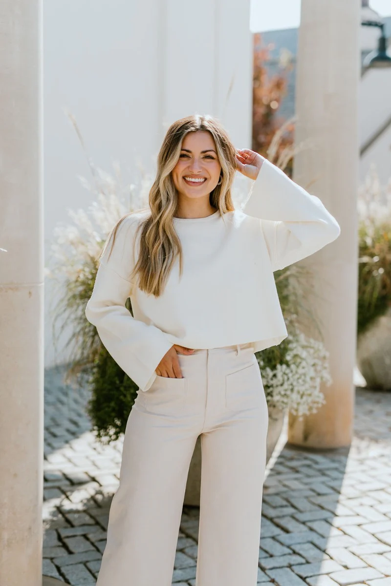Love Always Sweater in Ivory