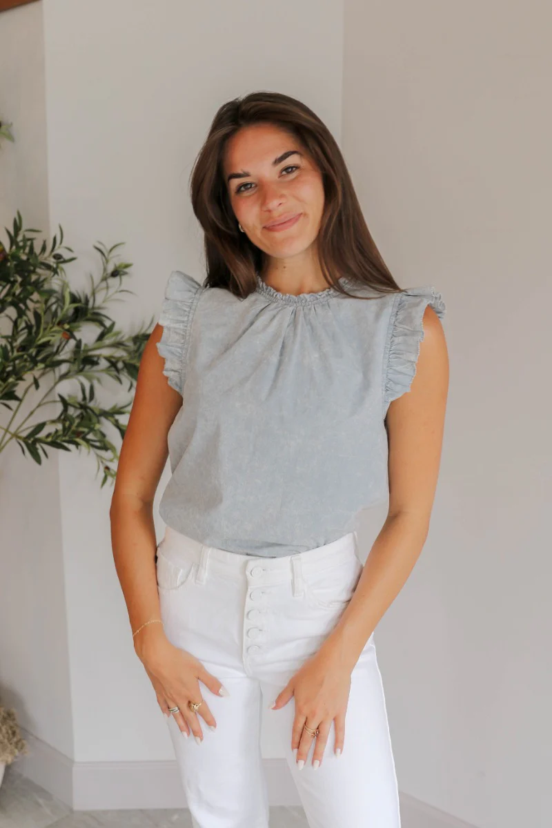 Love Story Ruffled Top - Image 2