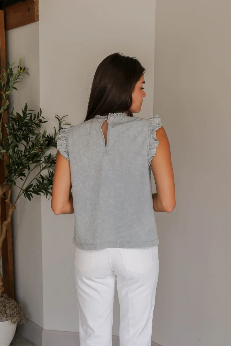 Love Story Ruffled Top - Image 4