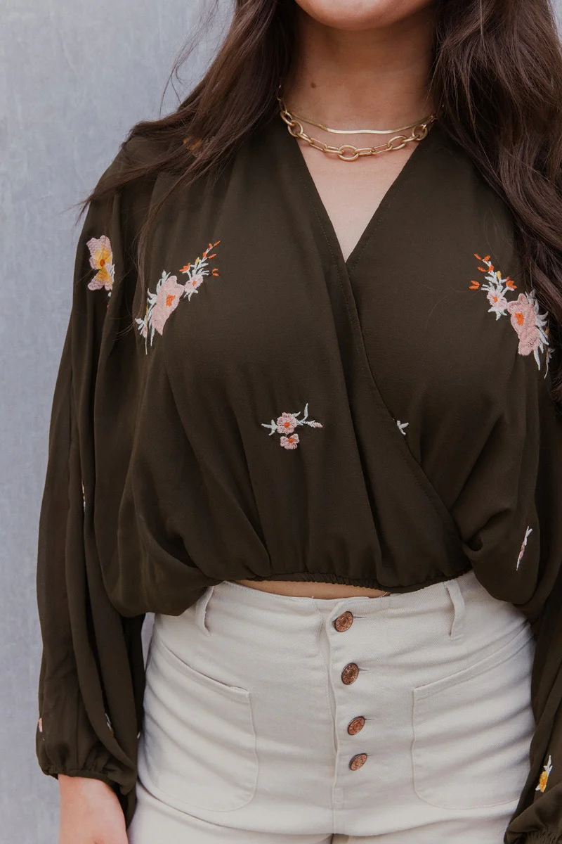 Love You Long Time Floral Top - Image 2