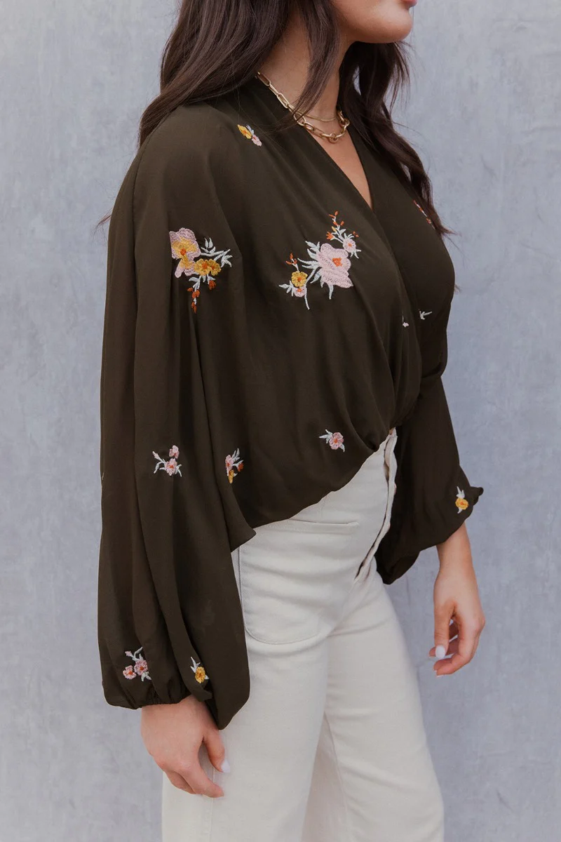 Love You Long Time Floral Top - Image 3