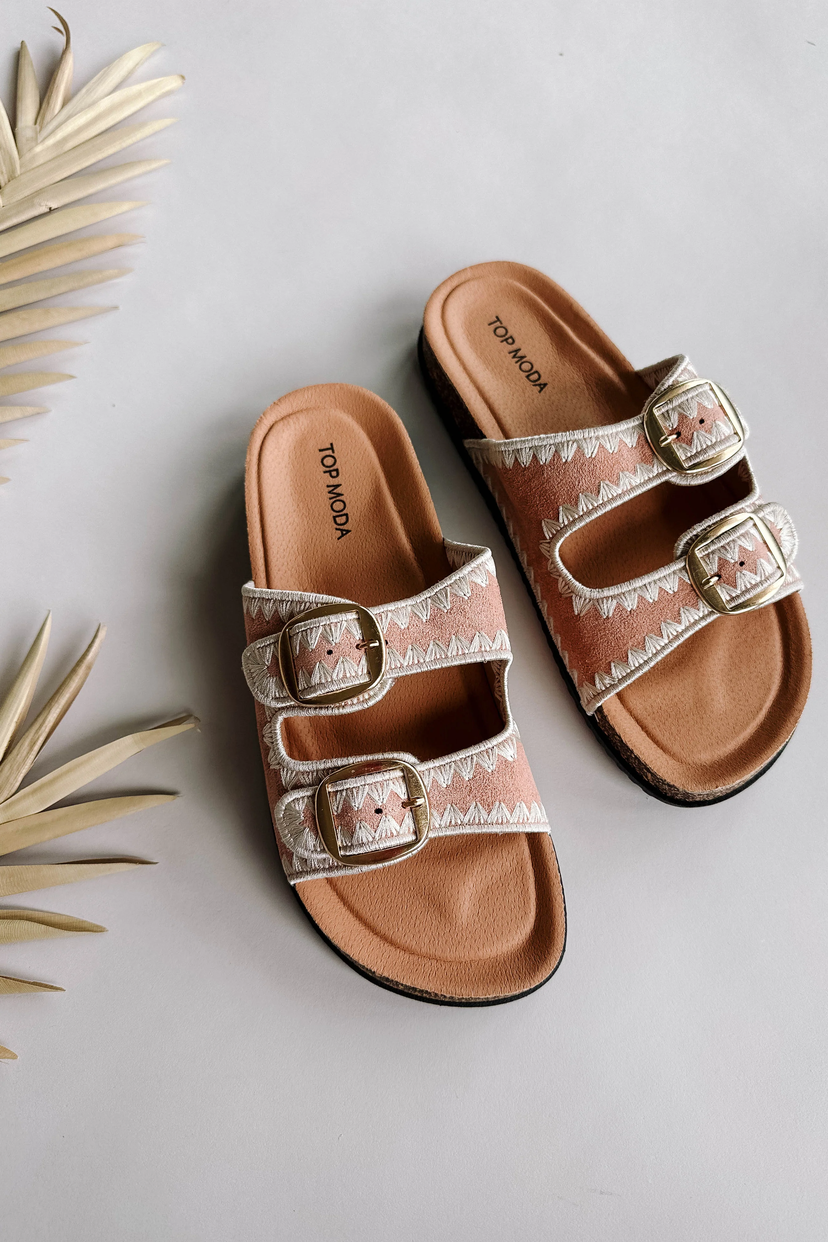 Luca Sandal in Blush