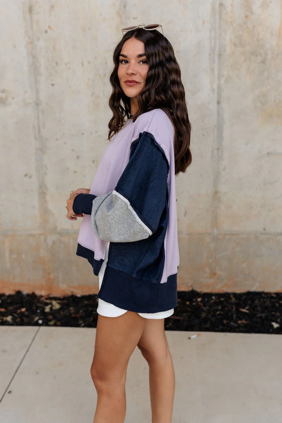 Lucia Color Block Sweatshirt - Image 5