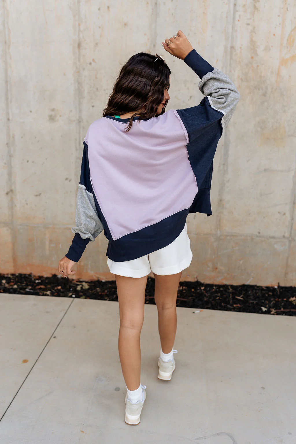 Lucia Color Block Sweatshirt - Image 8