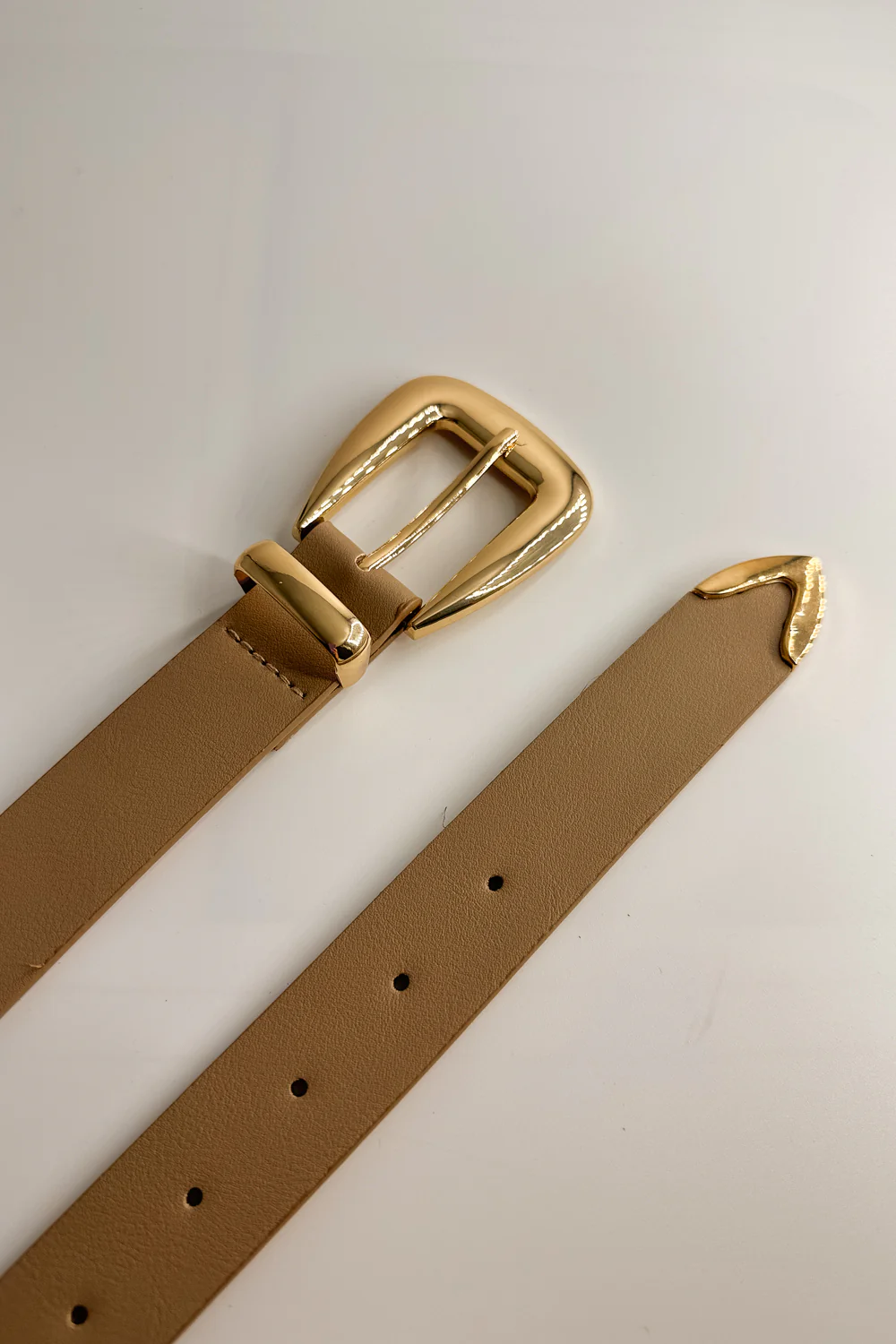 Lucia Taupe Western Adjustable Belt