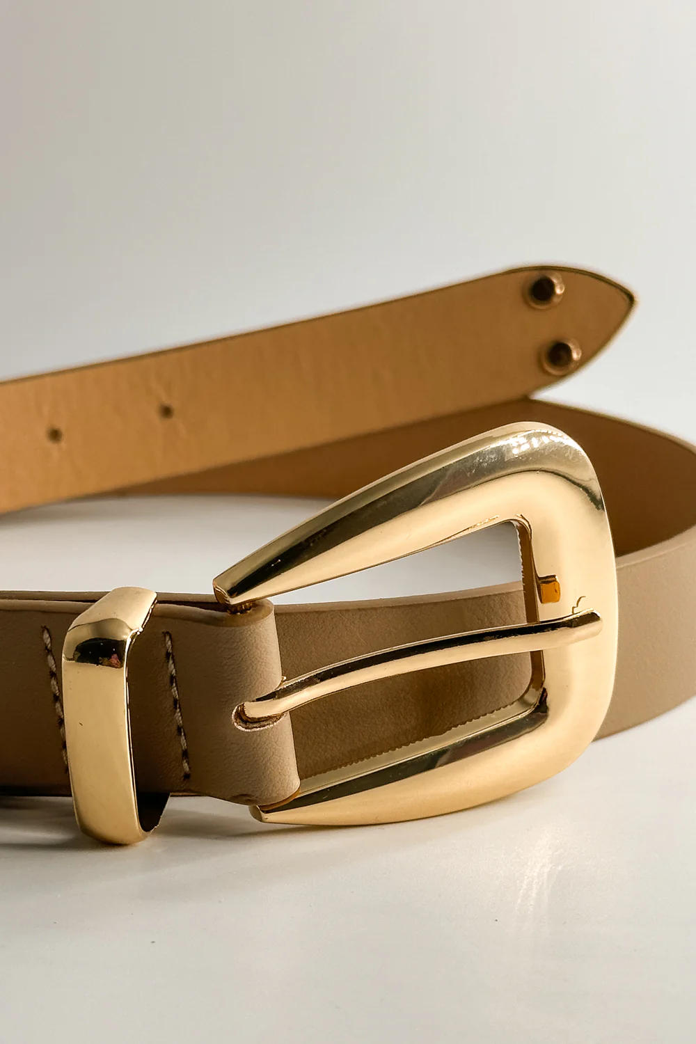 Lucia Taupe Western Adjustable Belt - Image 2