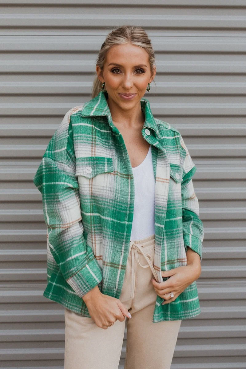 Lucky Day Plaid Shacket