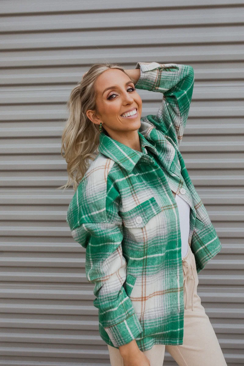 Lucky Day Plaid Shacket - Image 2