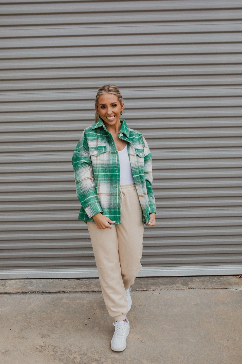 Lucky Day Plaid Shacket - Image 3