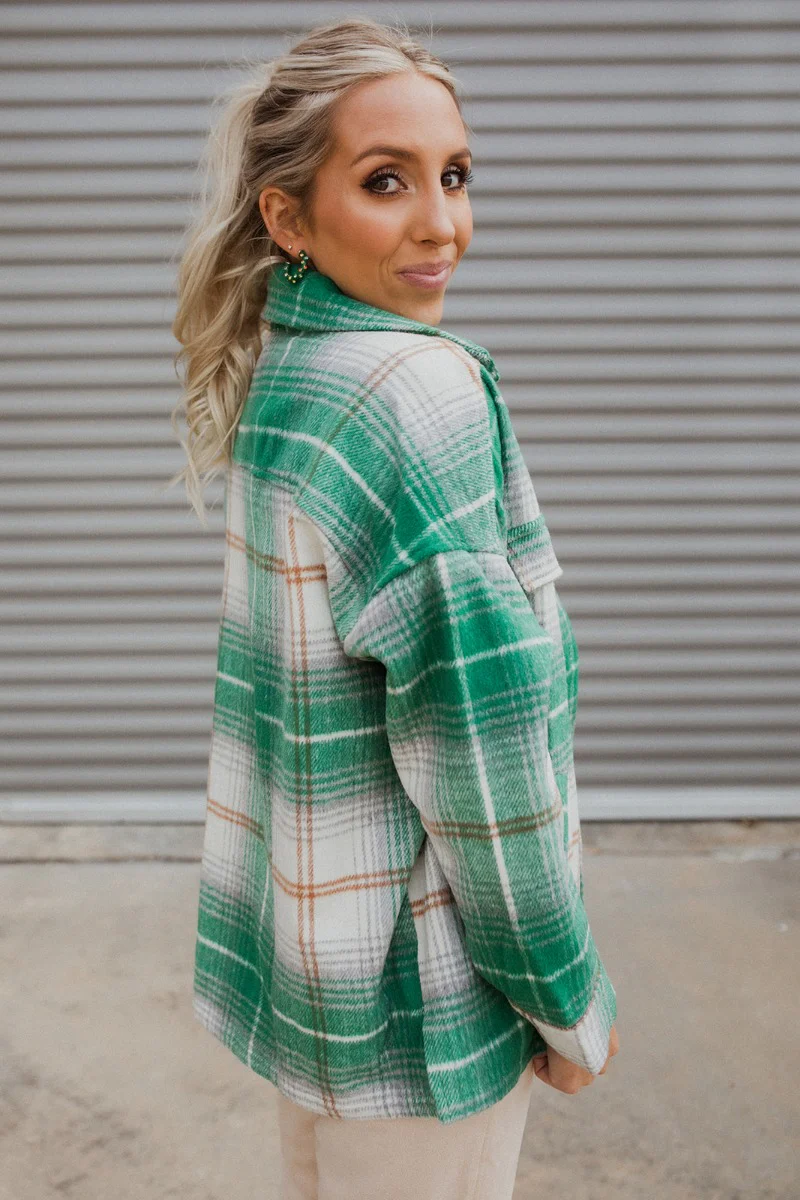 Lucky Day Plaid Shacket - Image 4