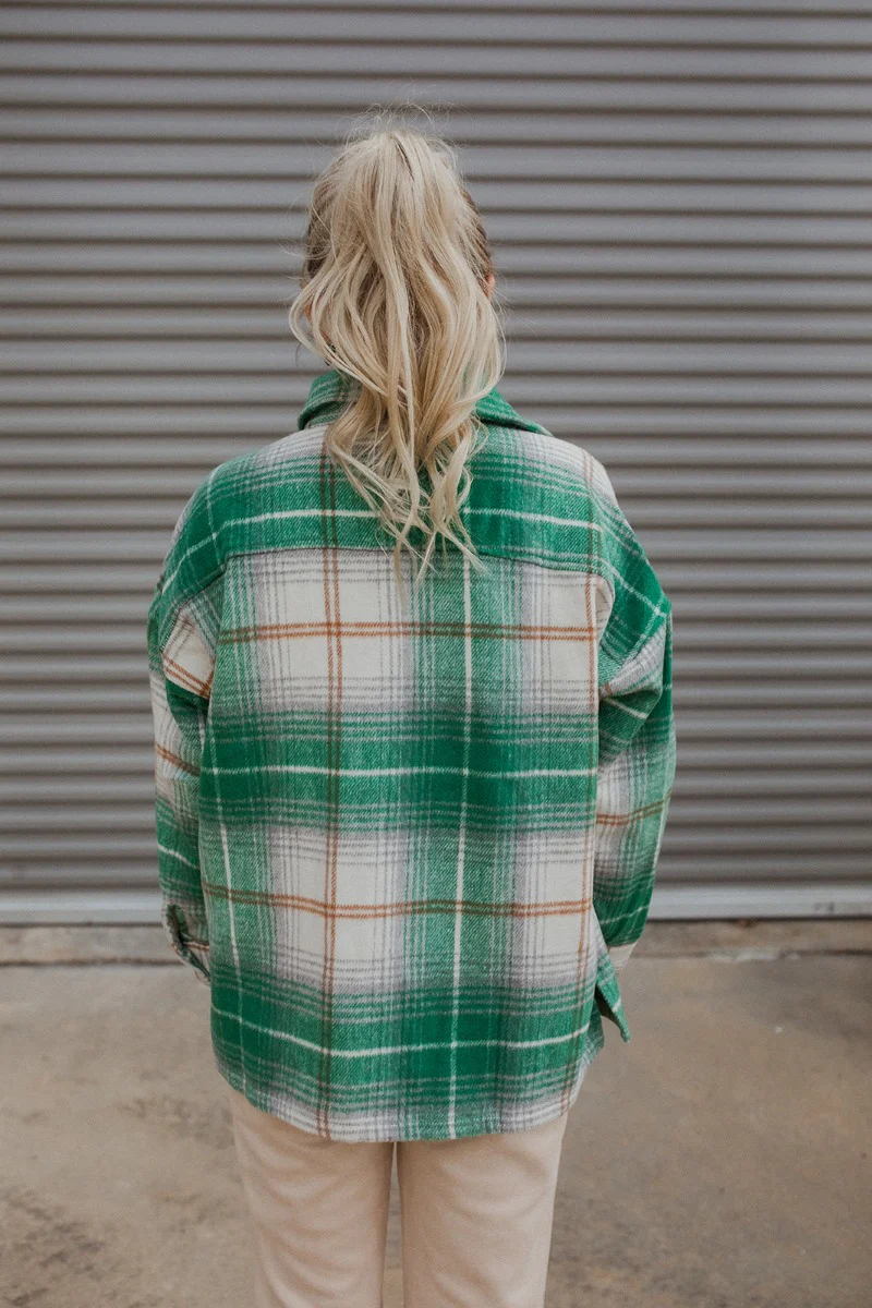 Lucky Day Plaid Shacket - Image 5