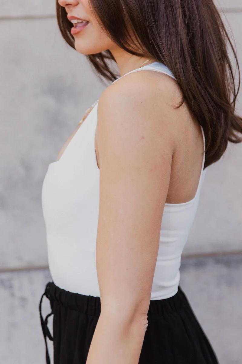 Luna Cream Sleeveless Bodysuit - Image 3