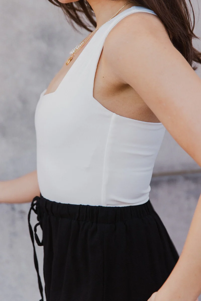 Luna Cream Sleeveless Bodysuit - Image 4