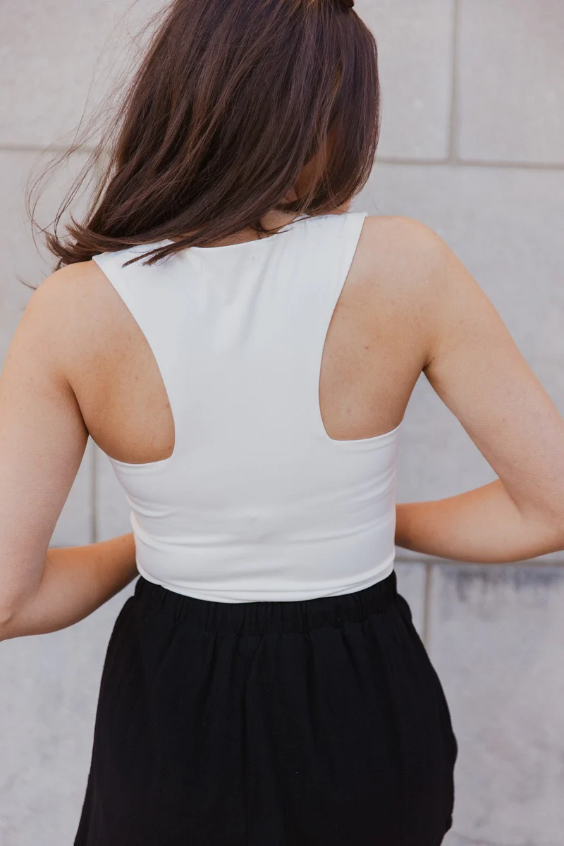Luna Cream Sleeveless Bodysuit - Image 6