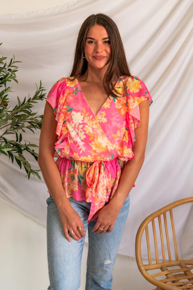 Luna Floral Top