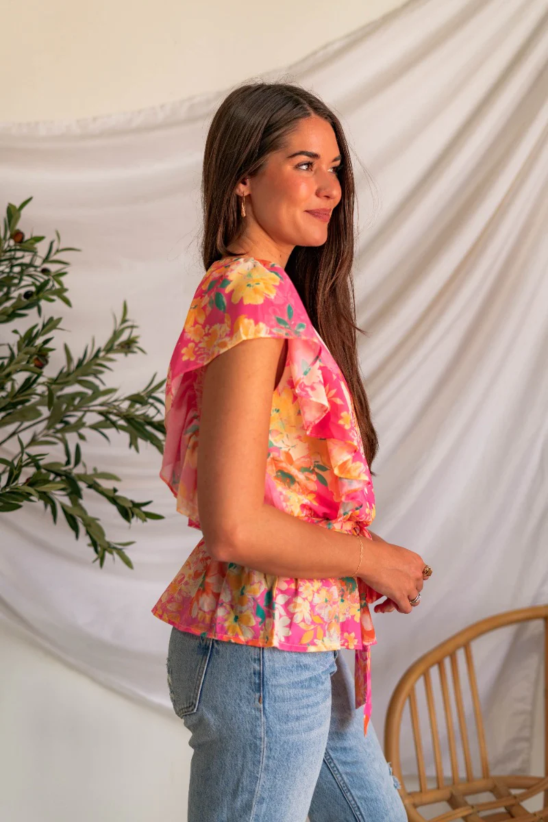 Luna Floral Top - Image 2