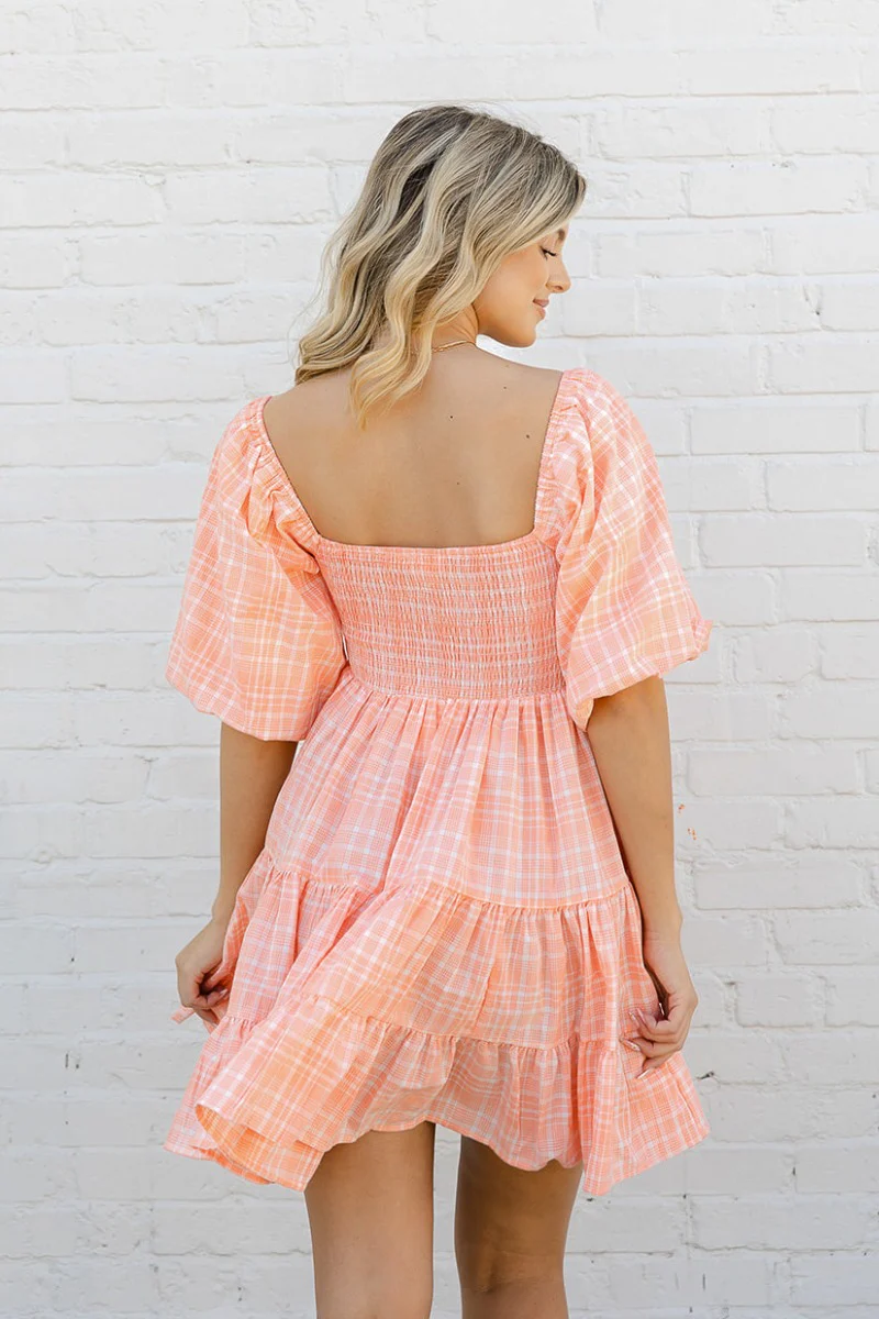 Madeline Plaid Dress - Image 5