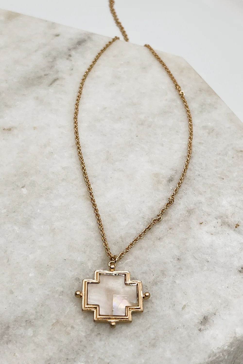 Mae Cross Necklace