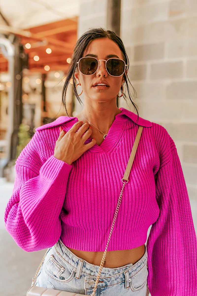 Magenta Haze Sweater