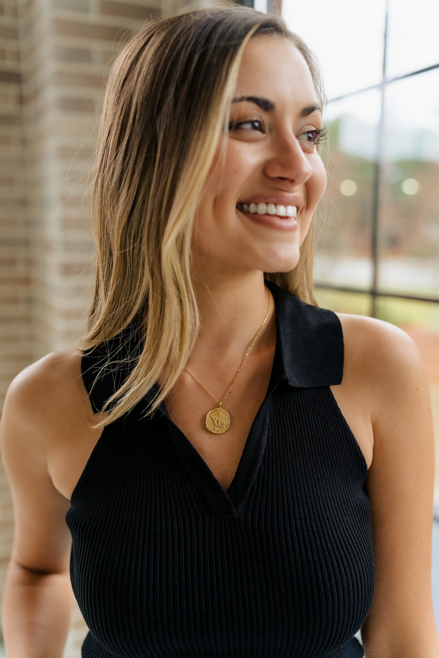 Maisie Ribbed Collar Tank - Image 9